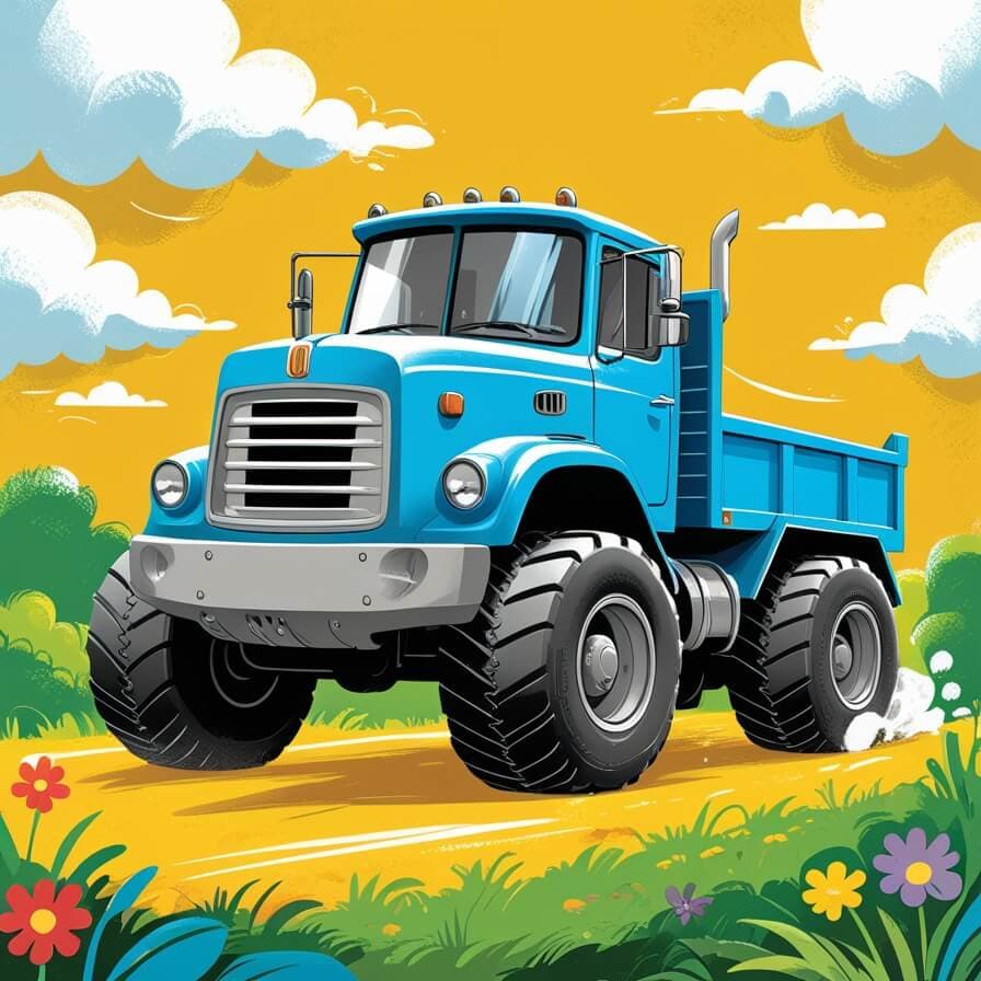 Truck Tales theme illustration